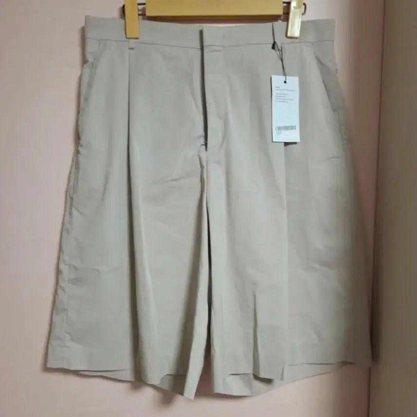 [BUNJANG] INTEMPOMOOD Beige Cotton Shorts (XL) / INTEMPOMOOD 베이지 반바지 새 상품