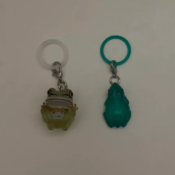 [BUNJANG] Frog Character Gacha Keyring Set / 개구리 메지루시 키링 가챠 세트