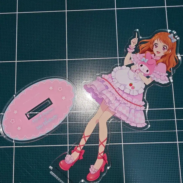 [BUNJANG] Aikatsu Akari x My Melody Acrylic Stand Figure / 아이카츠 아카리 산리오 아크릴 스탠드 피규어 아이엠스타 마이멜로디