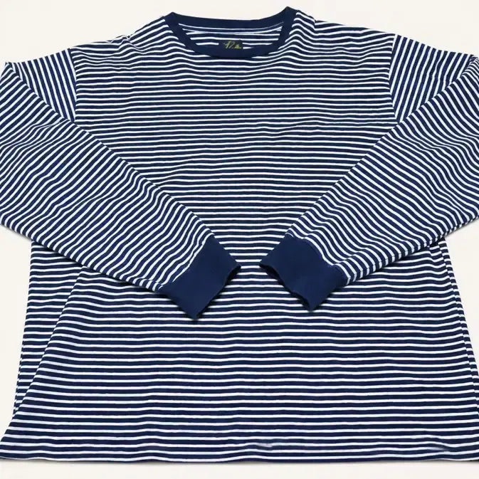 [BUNJANG] Needles Striped Long Sleeve XL / 니들스 롱슬리브 네이비색상 XL