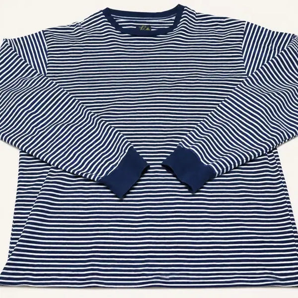 [BUNJANG] Needles Striped Long Sleeve XL / 니들스 롱슬리브 네이비색상 XL
