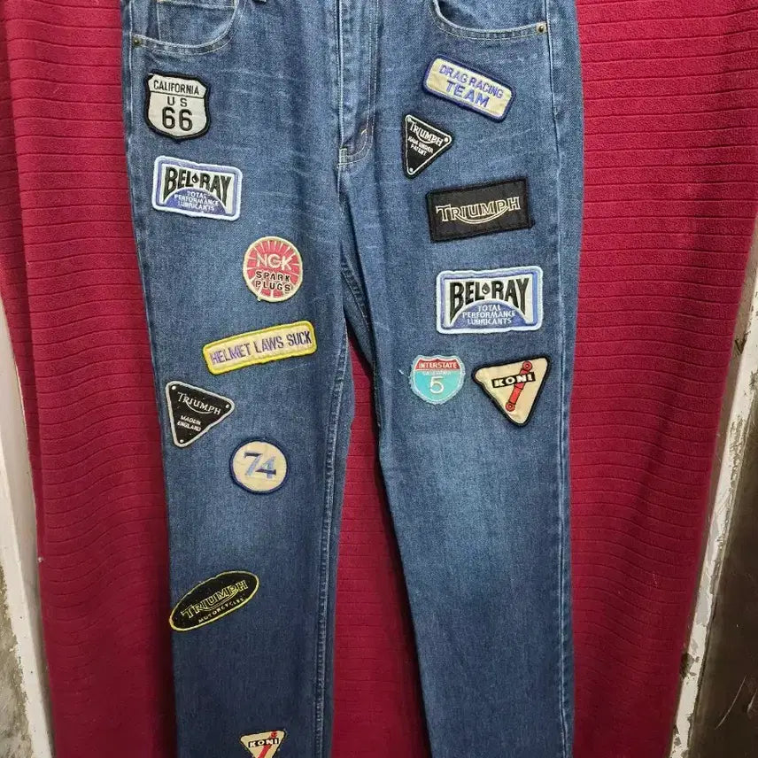 [BUNJANG] Comme des Garçons x Junya Watanabe Patch Denim Pants / (32)꼼데가르송 + 준야 와타나베 패치 데님 팬츠