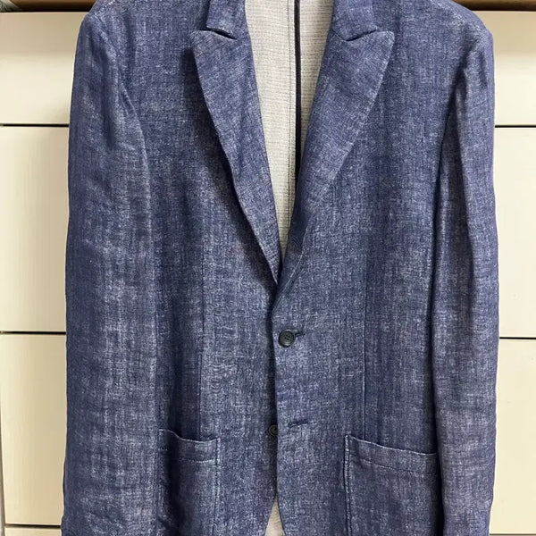 [BUNJANG] Daniela Alessandrini Linen Blend Jacket / 다니엘라 알레산드로니 리넨 혼방 자켓 (95~100)