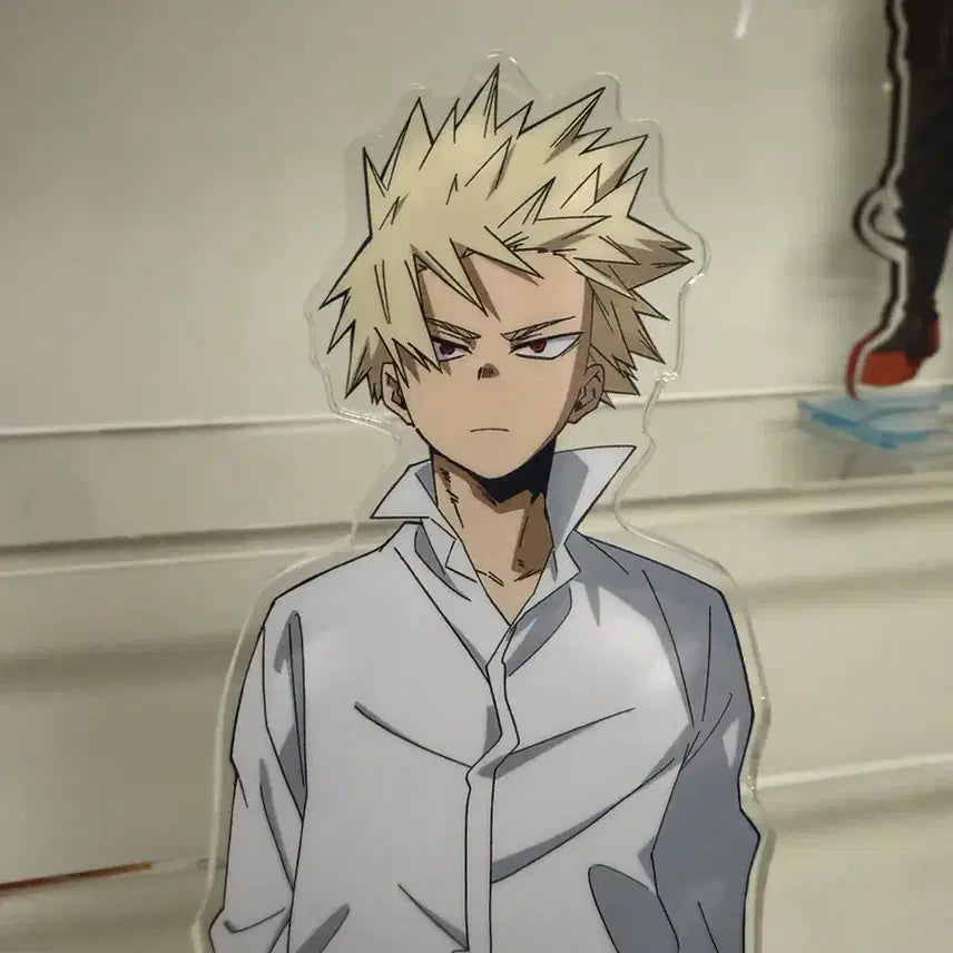 [BUNJANG] My Hero Academia POMMOP Bakugo Wind Acrylic Stand (Ver.B) / 히로아카 POMMOP(포무모프) 바쿠고 바람 아크릴 (Ver.B)