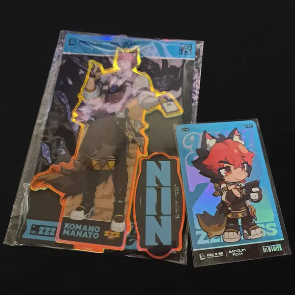 [BUNJANG] Zenless Zone Zero Manato Acrylic Standee & Photocard Bundle Set / 반올림 젠레스 존 제로 콜라보 마나토 아크릴,포토카드(리딤 미사용) 젠존제