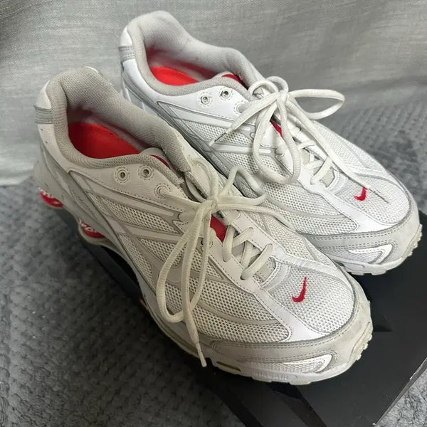 [BUNJANG] Nike x Supreme Shox White (285mm) / [285/5회착] 나이키 X 슈프림 샥스 화이트