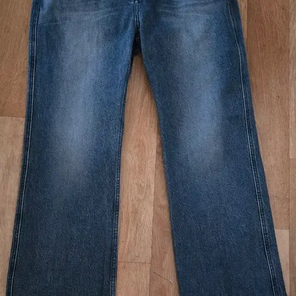 [BUNJANG] Bellie Cotton Stretch Washed Straight Fit Denim / 벨리에 코튼 스트레치 워싱 스트레이트핏 데님