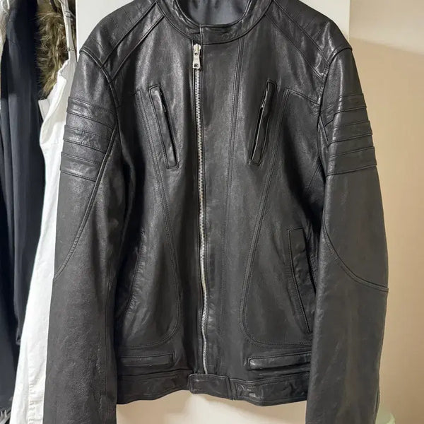 [BUNJANG] Italian Imported Lambskin Single Rider Jacket Size 100 / 이태리 직수입 양가죽 싱글라이더 자켓 100 새상품