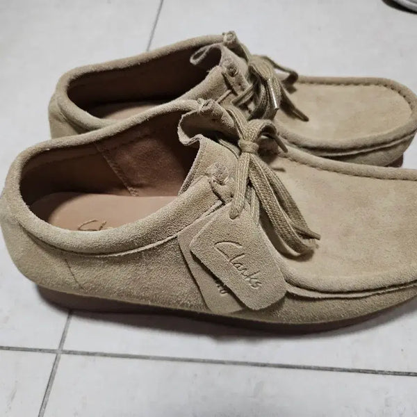 [BUNJANG] Clarks Wallabee Boots Evo Beige / (255) 클락스 왈라비 부츠 evo 베이지