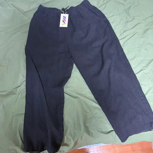 [BUNJANG] is-ness Linen Pants M Black / 아즈네스 린넨팬츠 M 블랙