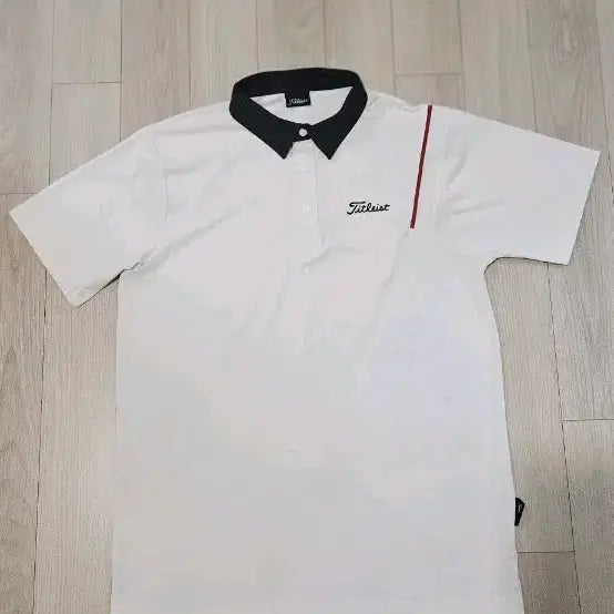 [BUNJANG] Titleist Golf Men's Polo Shirt White Size 95 / 타이틀리스트 골프 의류 폴로티 화이트 95. 가슴단면 50