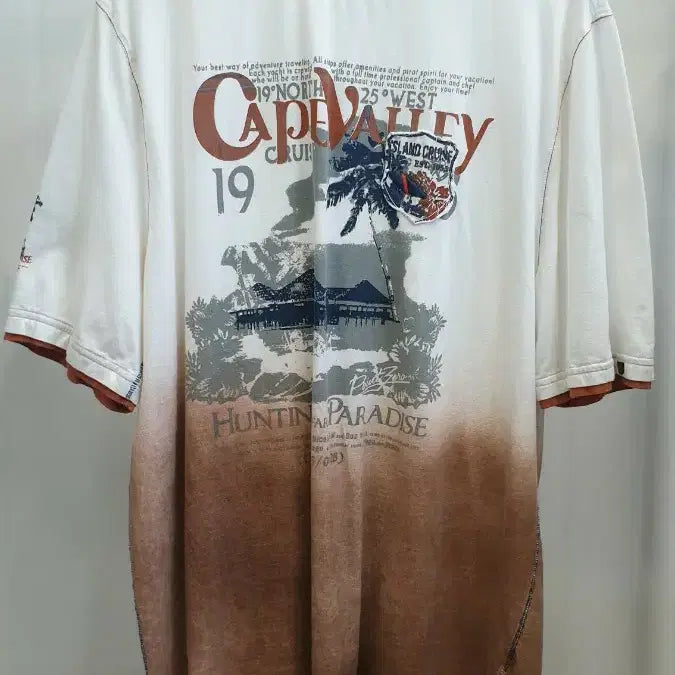 [BUNJANG] Vintage Point Zero Cape Valley Graphic T-Shirt XL / 빈티지 포인트제로 케이프밸리 그래픽 반팔티 XL
