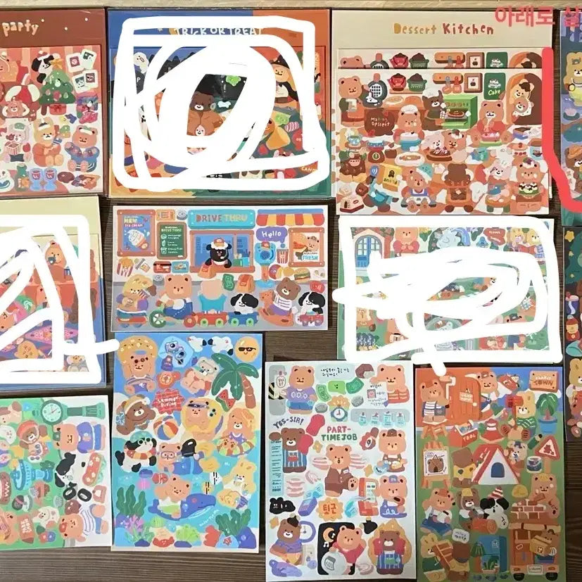 [BUNJANG] Seal Sticker Set / 씰스티커처분 25