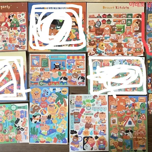 [BUNJANG] Seal Sticker Set / 씰스티커처분 25