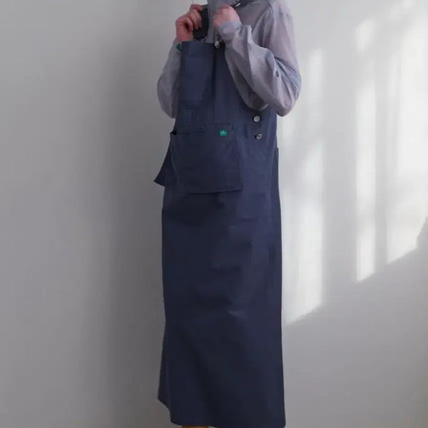 [BUNJANG] No Contents Navy Overalls Skirt / 노컨텐츠 - 원피스 ( 네이비 색상! )