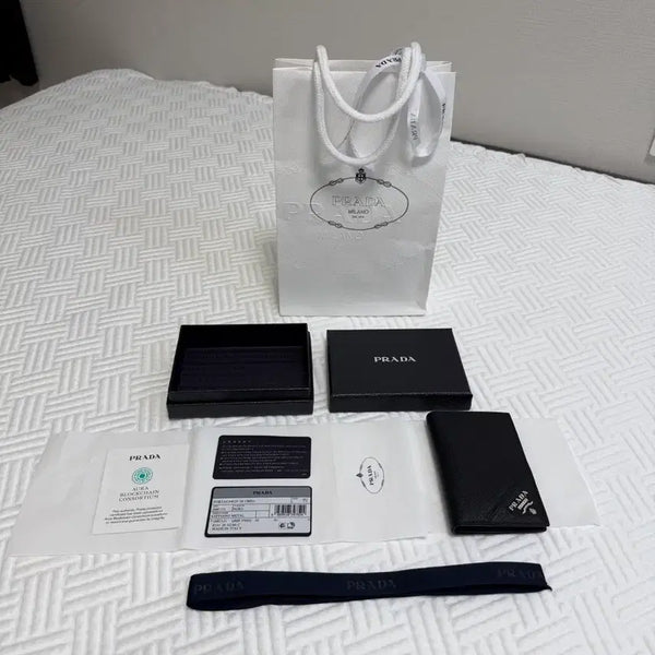 [BUNJANG] Prada Saffiano Card Holder / 프라다 사피아노 카드지갑
