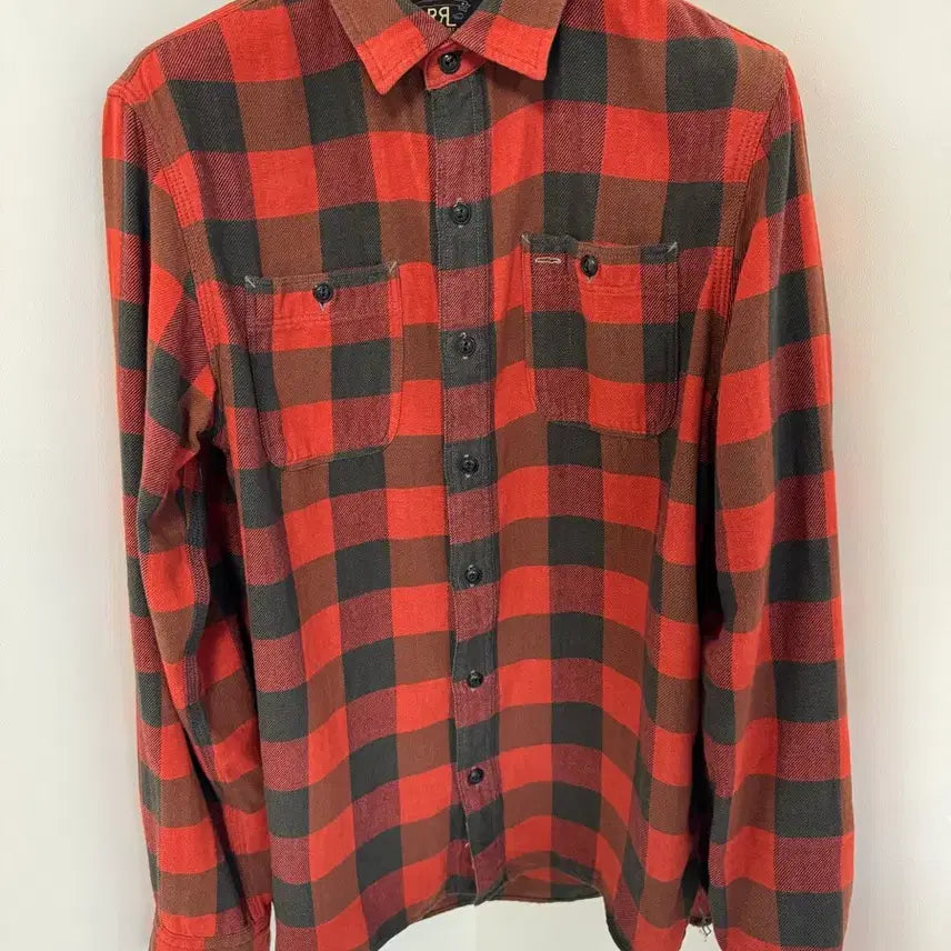 [BUNJANG] RRL Plaid Twill Workshirt M / rrl 플래드 트윌 워크셔츠 m