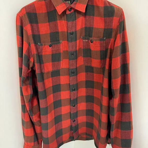 [BUNJANG] RRL Plaid Twill Workshirt M / rrl 플래드 트윌 워크셔츠 m