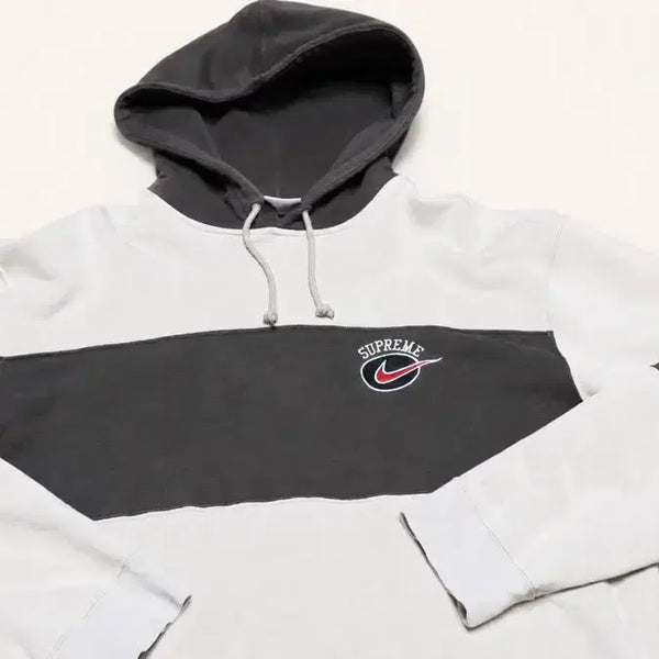 [BUNJANG] Supreme x Nike 19SS Stripe Hoodie Tan L / 19SS 슈프림X나이키 스트라이프 후드 탄컬러 L