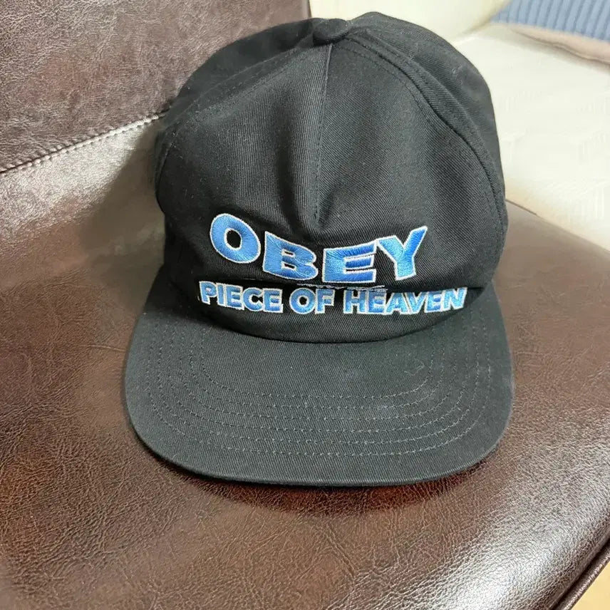 [BUNJANG] OBEY Cotton Twill Logo Baseball Cap / 오베이 모자