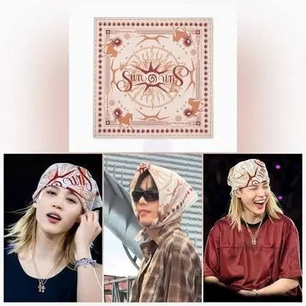 [BUNJANG] Freemario Sun & Sun Bandana / 프리마리오 썬앤썬 반다나 bts 착용