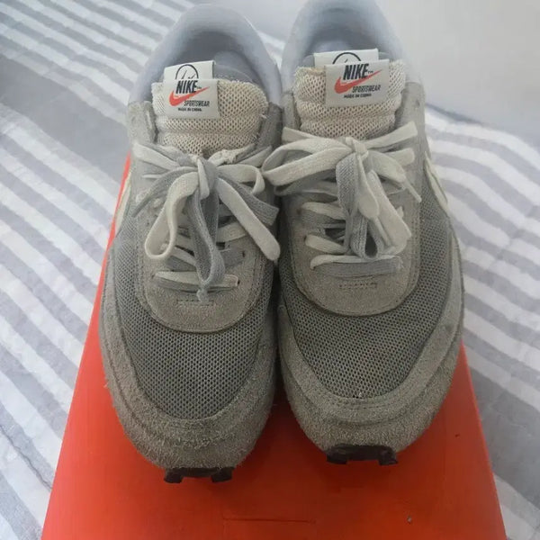 [BUNJANG] Nike x Sacai x Fragment LDWaffle "Light Smoke Grey" Sneakers / 나이키 x 사카이 x 프라그먼트 LD와플 그레이