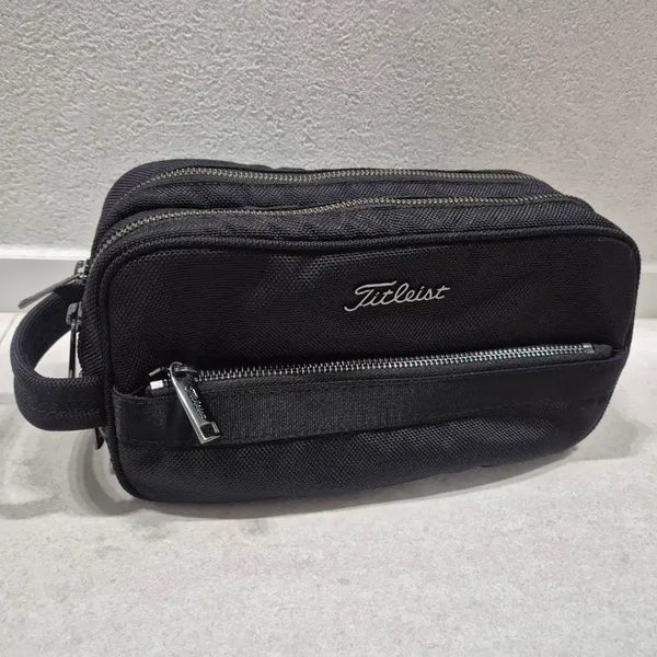 [BUNJANG] Titleist Genuine 2-Zipper Pouch / 타이틀리스트 정품 2지퍼 파우치