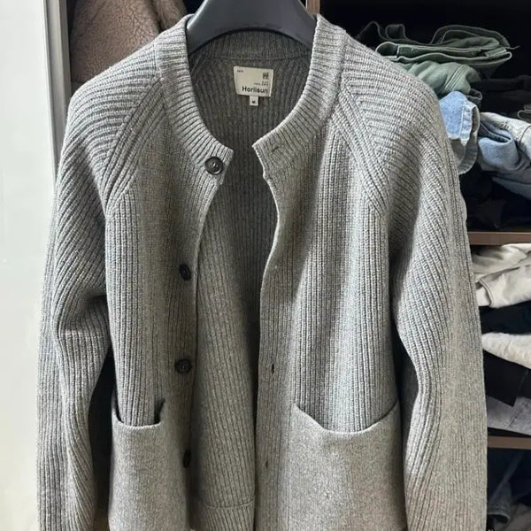 [BUNJANG] Horilsun Annette Cardigan Grey M / Horilsun  홀리선. 아네트 가디건 그레이 m