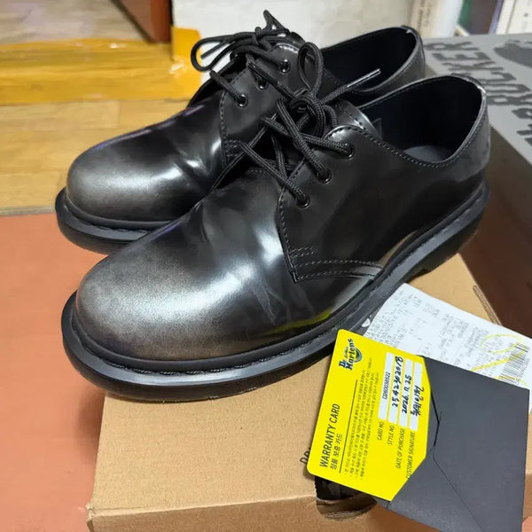 [BUNJANG] Dr. Martens 1461 Arcadia Leather Derby Shoes / 닥터마틴 1461 실버 아카디아 멀티 평소265 신으시면 잘맞으세요  인천 롯데 제품 영수증