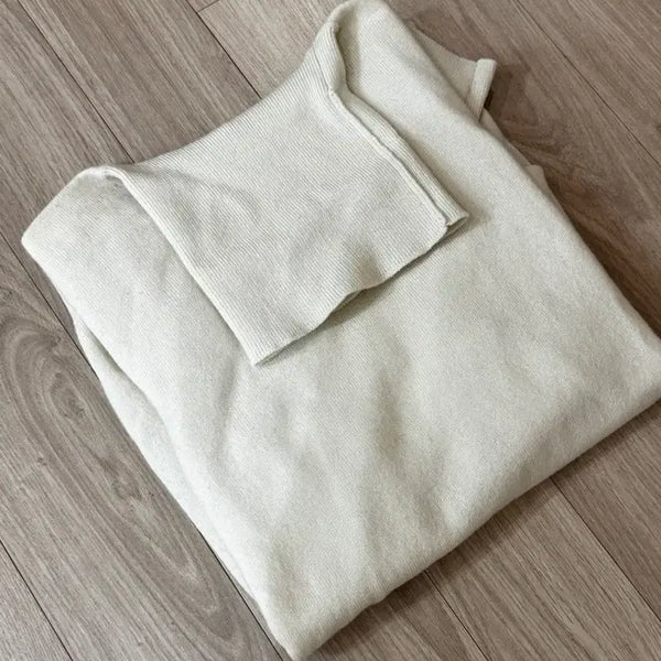 [BUNJANG] ANDRE MORELLO Cashmere 100% Turtle Neck Knit Sweater Size 48 / 안드레모리스 캐시미어 터틀넥 니트 48