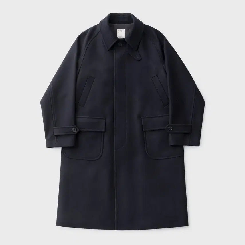 [BUNJANG] Another Office 24AW Voyager Balmacaan Dark Navy / 새상품) 어나더오피스 24aw voyager 발마칸  다크 네이비 2