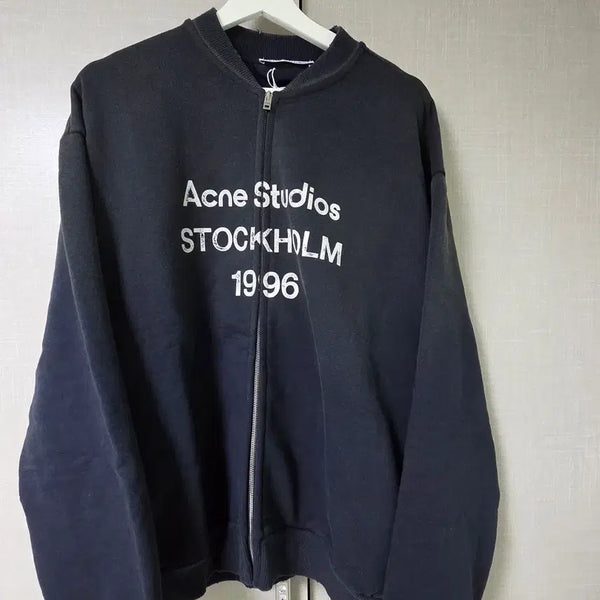 [BUNJANG] Acne Studios Logo Crew Sweater Jacket / 아크네 스튜디오 로고집 스웨터 자켓 ㅣ/xl 1996스웨터 자켓