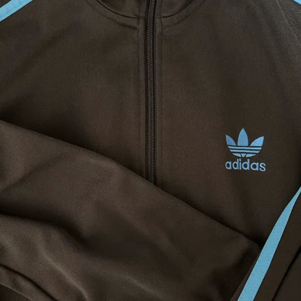 [BUNJANG] Adidas Europa Brown Mint Track Jacket / 105)아디다스 유로파 브라운민트 민트초코 져지 집업 판매합니다