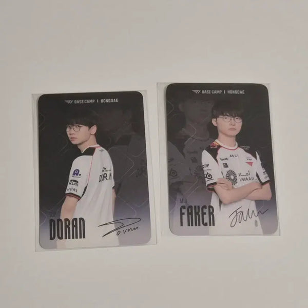 [BUNJANG] T1 Faker Doran Photocard / T1 티원 베캠 포카 페이커 faker + 도란 doran 판매