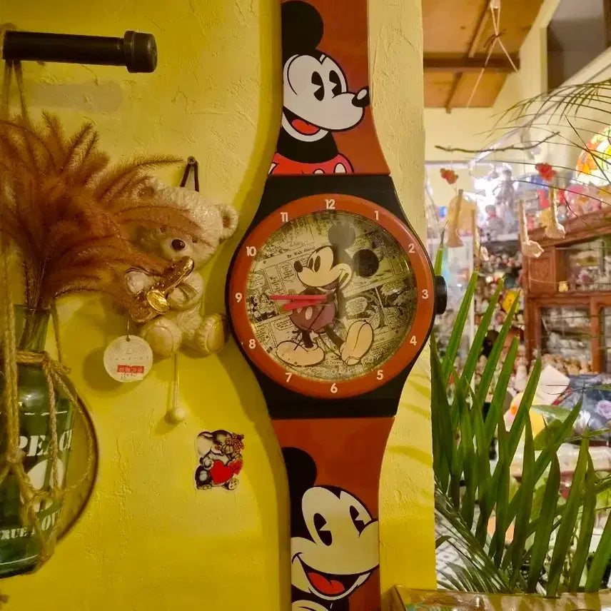 [BUNJANG] Vintage Mickey Mouse Wall Clock / 빈티지 미키마우스 벽시계