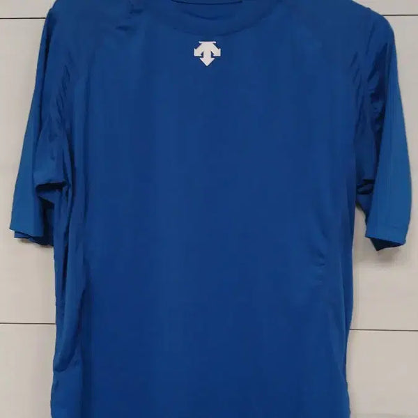 [BUNJANG] Descente Functional T-Shirt Blue Size 115 / 데상트 기능성 티셔츠 블루 115  래쉬가드대용