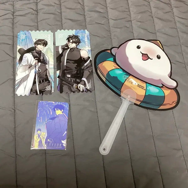 [BUNJANG] Omniscient Reader's Viewpoint Pop-up Store Bundle Set Entrance Benefit Ticket Photocard Fan Yoo Joonghyuk Kim Dokja / [일괄] 전독시 팝업 입장특전 티켓 포카 부채 유중혁 김독자