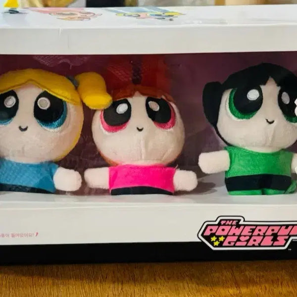 [BUNJANG] Powerpuff Girls Plush Doll 3-Piece Set / 파워퍼프걸 봉제인형 3종 세트