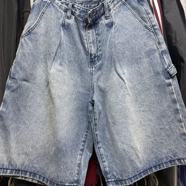 [BUNJANG] Dimitri Black Denim Bermuda Shorts / 디미트리 블랙 데님버뮤다