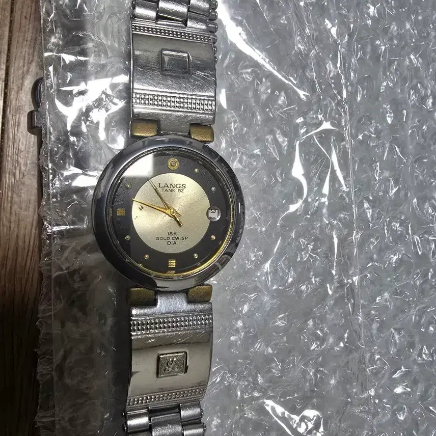 [BUNJANG] Lange & Söhne Tank 18K Watch / 랑스 탱크  18K 용두 시계