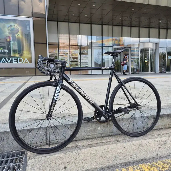[BUNJANG] Tsunami Black Gold L Size Bicycle Frame / 쓰나미 블랙골드 l사이즈 판/대