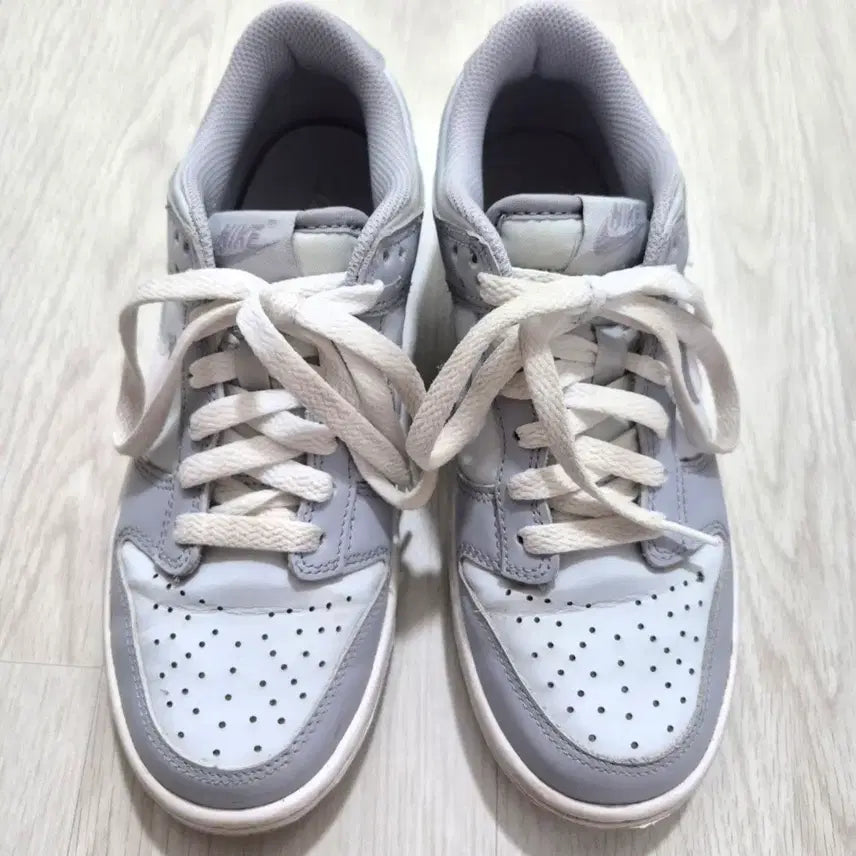 [BUNJANG] Nike Dunk Low Retro Wolf Grey (GS) Women's Shoes / 나이키 덩크 로우 레트로 울프 그레이 235