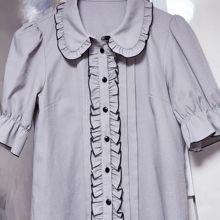 [BUNJANG] Dimarub (Dear My Love) Shoulder Corset Blouse / 개급전) 디마럽 디어마이러브 양지뢰 지뢰계 블라우스 반팔 서브컬쳐 섭컬