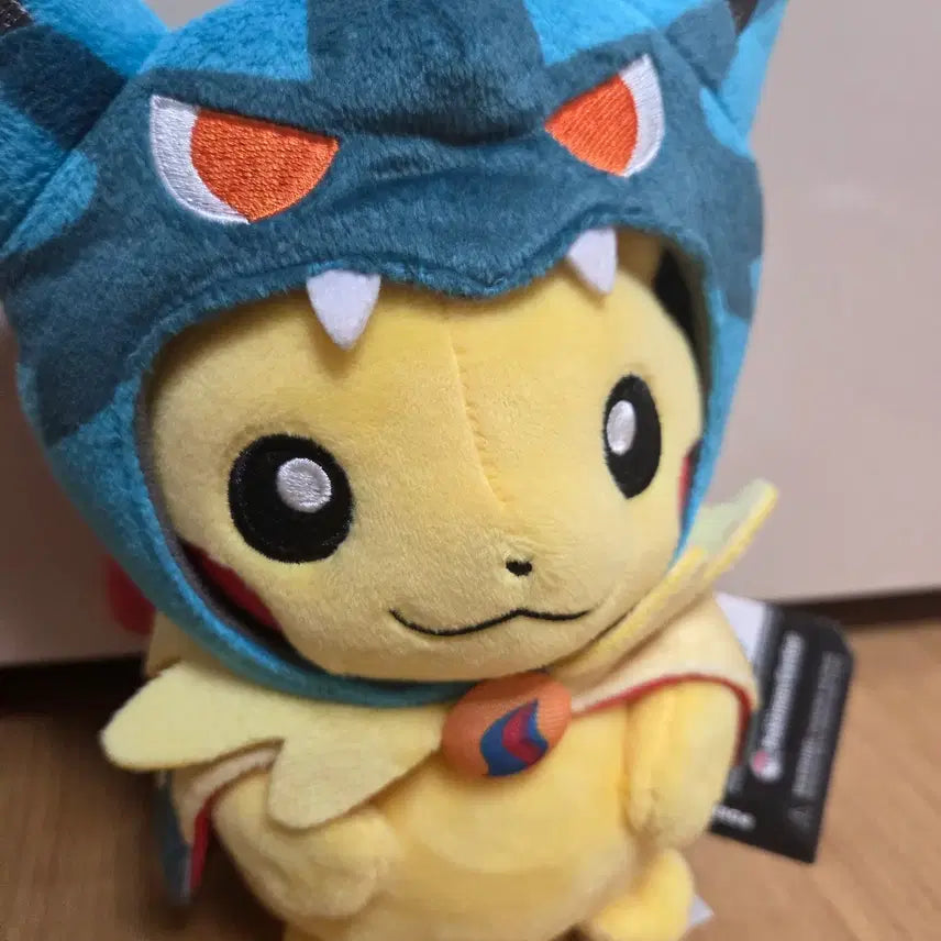 [BUNJANG] Pokemon Pikachu Lucario Poncho Plush / 포켓몬 피카츄 메가 루카리오 판쵸츄 판쵸 인형