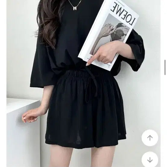 [BUNJANG] Black Loose Fit Training Set / 블랙 루즈핏 트레이닝 세트
