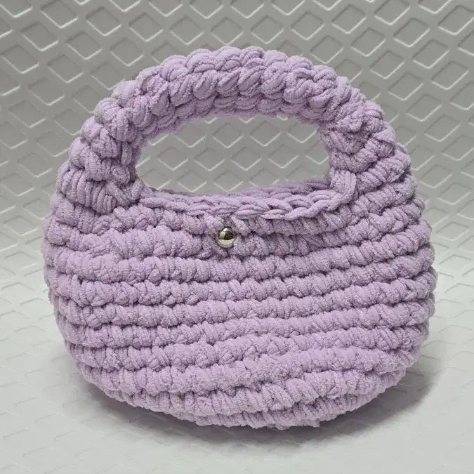 [BUNJANG] Handmade Crochet "Monggeul" Tote Bag / 핸드메이드 몽글 토트백