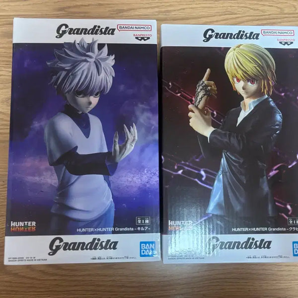 [BUNJANG] Hunter x Hunter Grandista Figures Killua & Kurapika Bundle Set / 일괄)) 헌터x헌터 그란디스타 피규어 키르아 크라피카