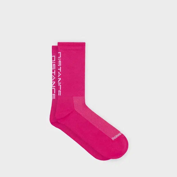 [BUNJANG] DISTANCE Running Store Lightrun Socks Pink L / DISTANCE 디스탕스 런닝 스토어 라이트런 삭스 핑크 L