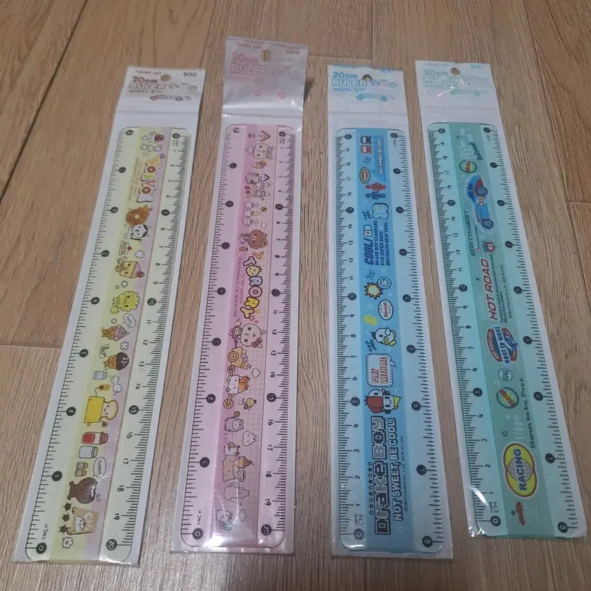 [BUNJANG] 20cm Character Design Ruler / 고전문구))20cm 케릭터 디자인 자