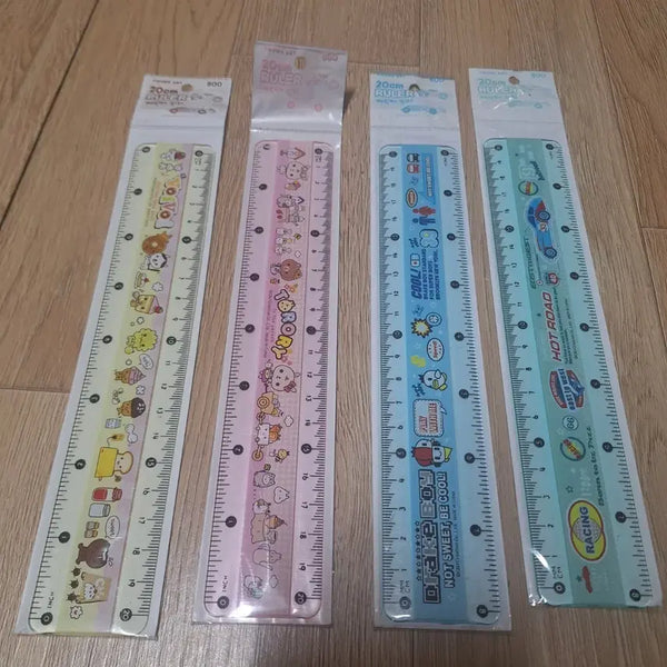 [BUNJANG] 20cm Character Design Ruler / 고전문구))20cm 케릭터 디자인 자